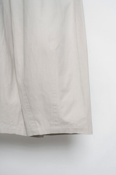 The Hem Darts Pants - Beige