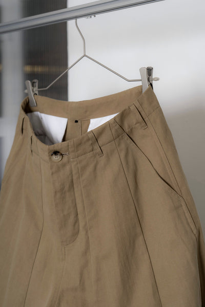 The Hem Darts Pants - Camel