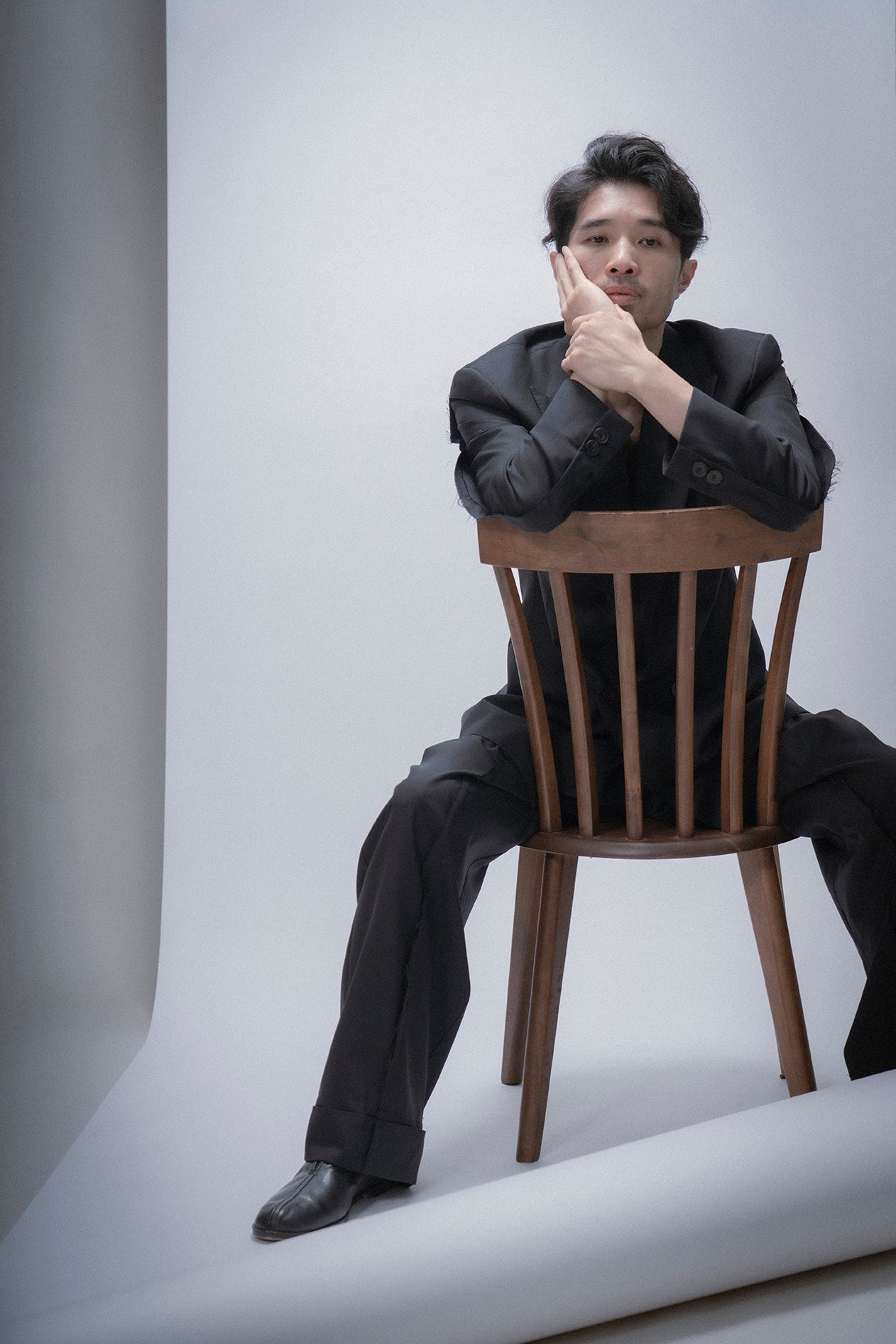 The Frayed Trousers - Black