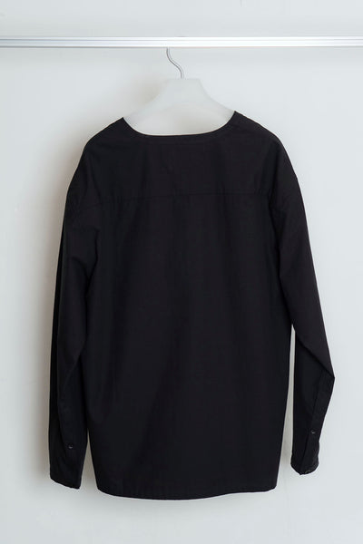 The Pullover Shirt - Black