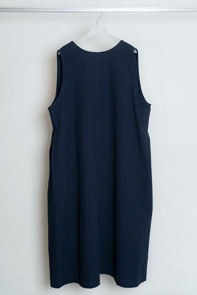 The Linen Dress - Navy