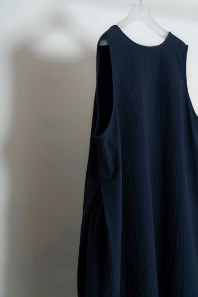 The Linen Dress - Navy