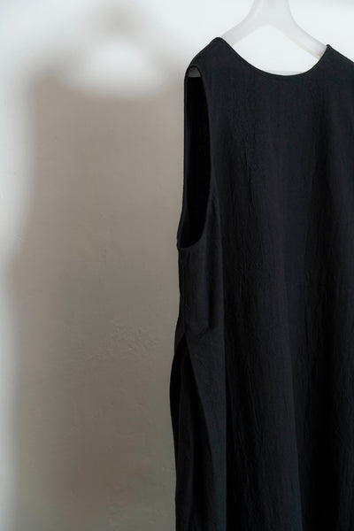 The Linen Dress - Black