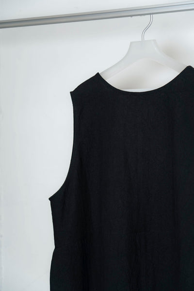 The Linen Dress - Black