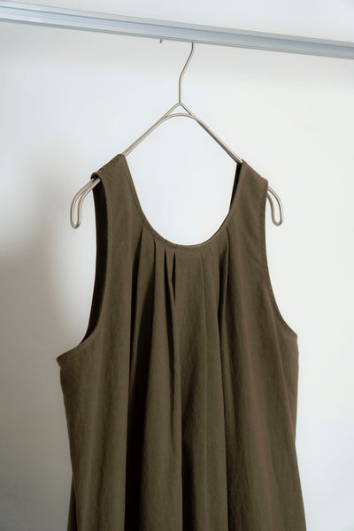 The Midi Dress - Miltary Green