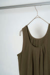 The Midi Dress - Miltary Green