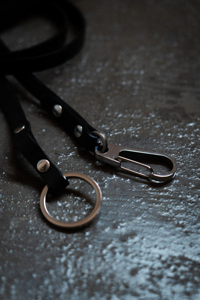 Leather key chain