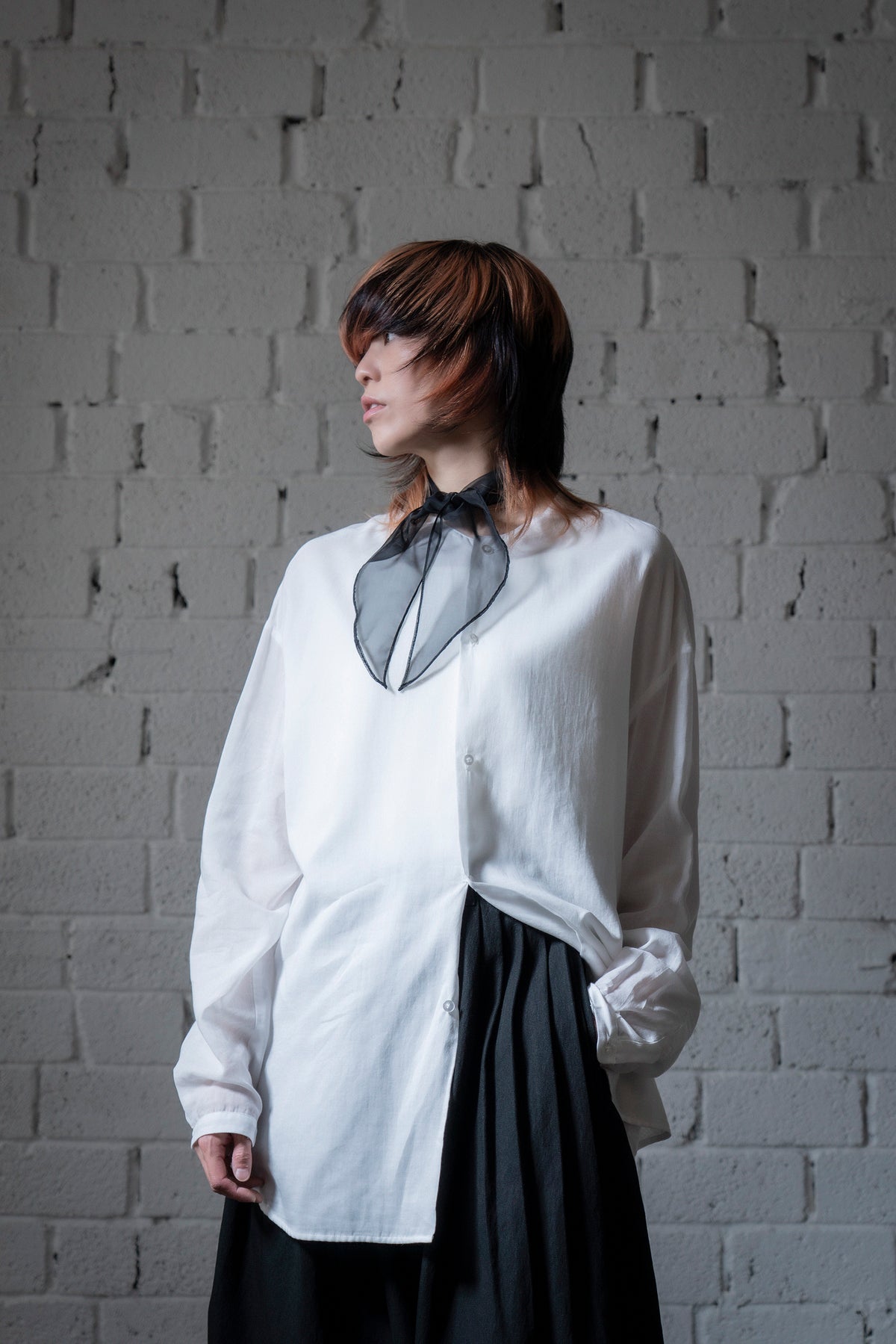The Organza Scrunchie - Black