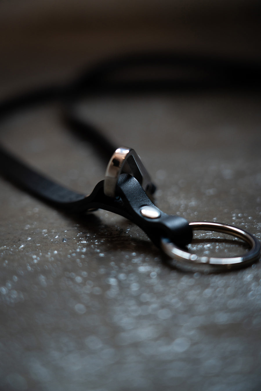Leather key chain