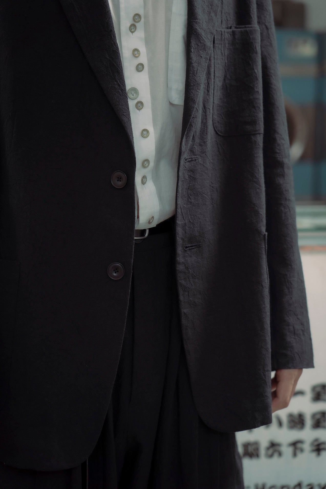 The Safari Blazer - Black