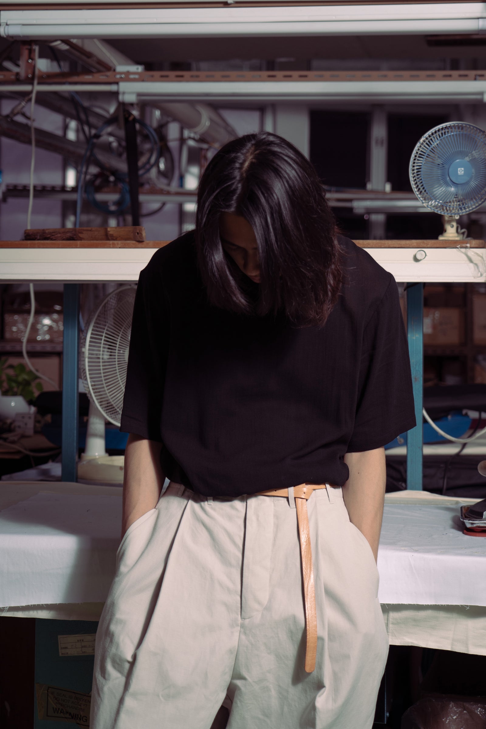 The Long Leather Belt - Natural