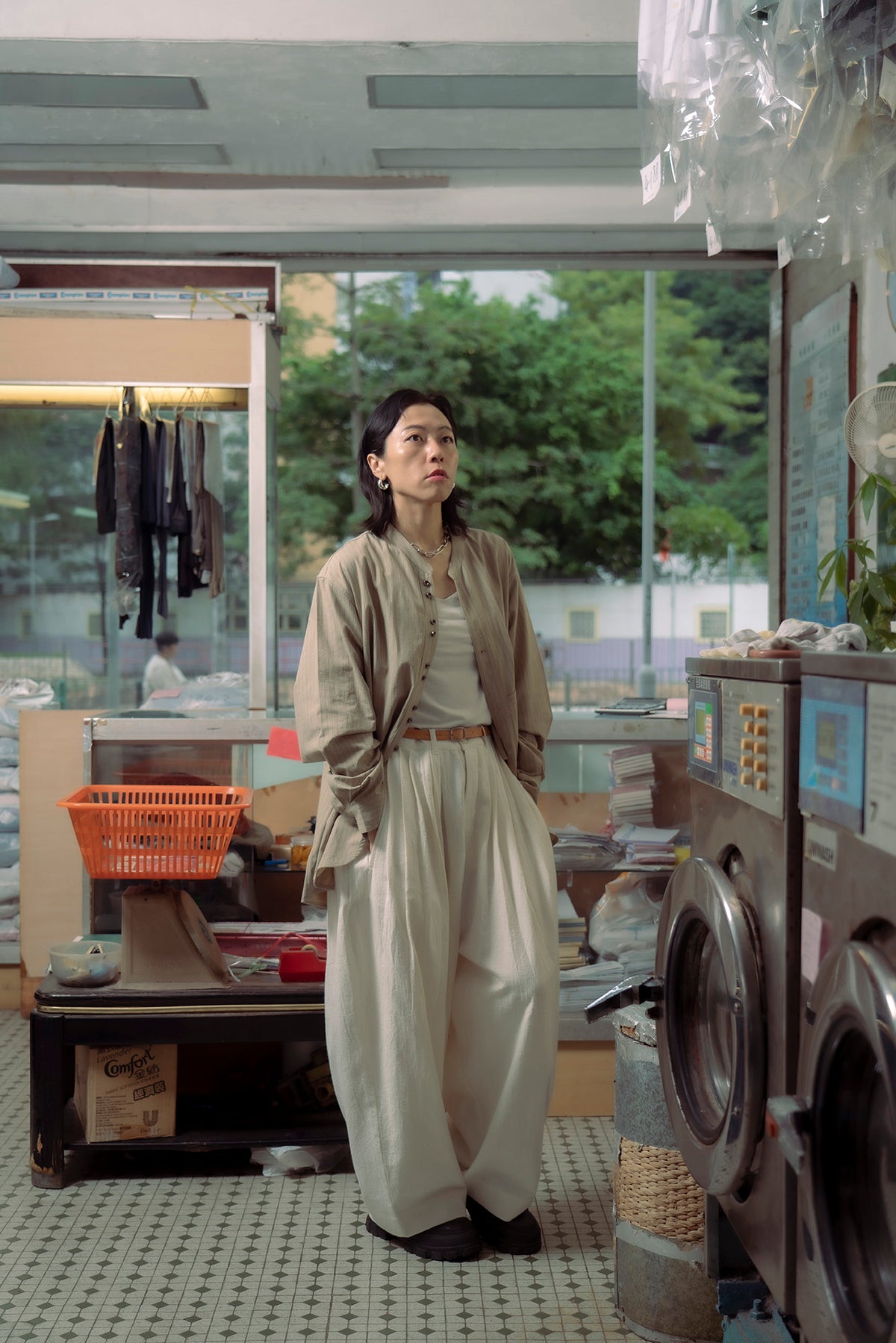 The Long Leather Belt - Natural