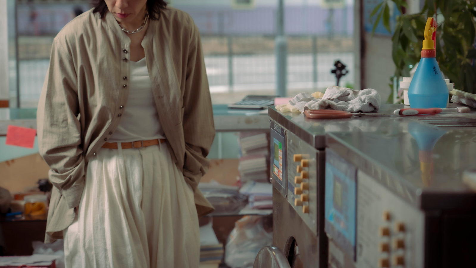 The Long Leather Belt - Natural