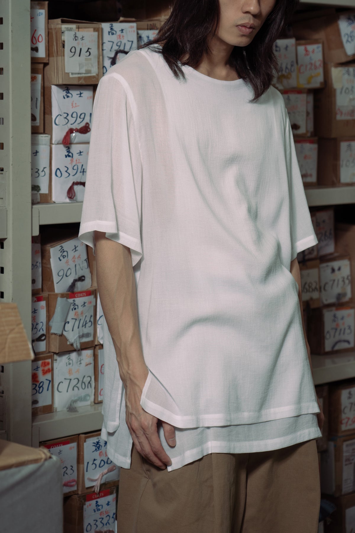 The Layer Top - White