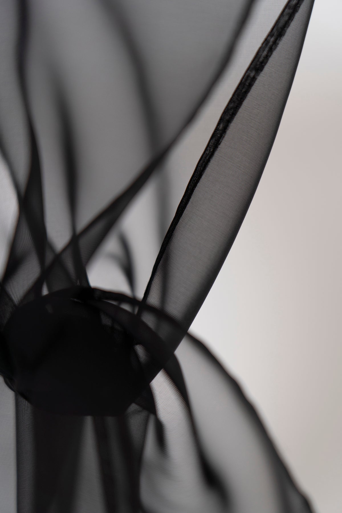 The Organza Scrunchie - Black