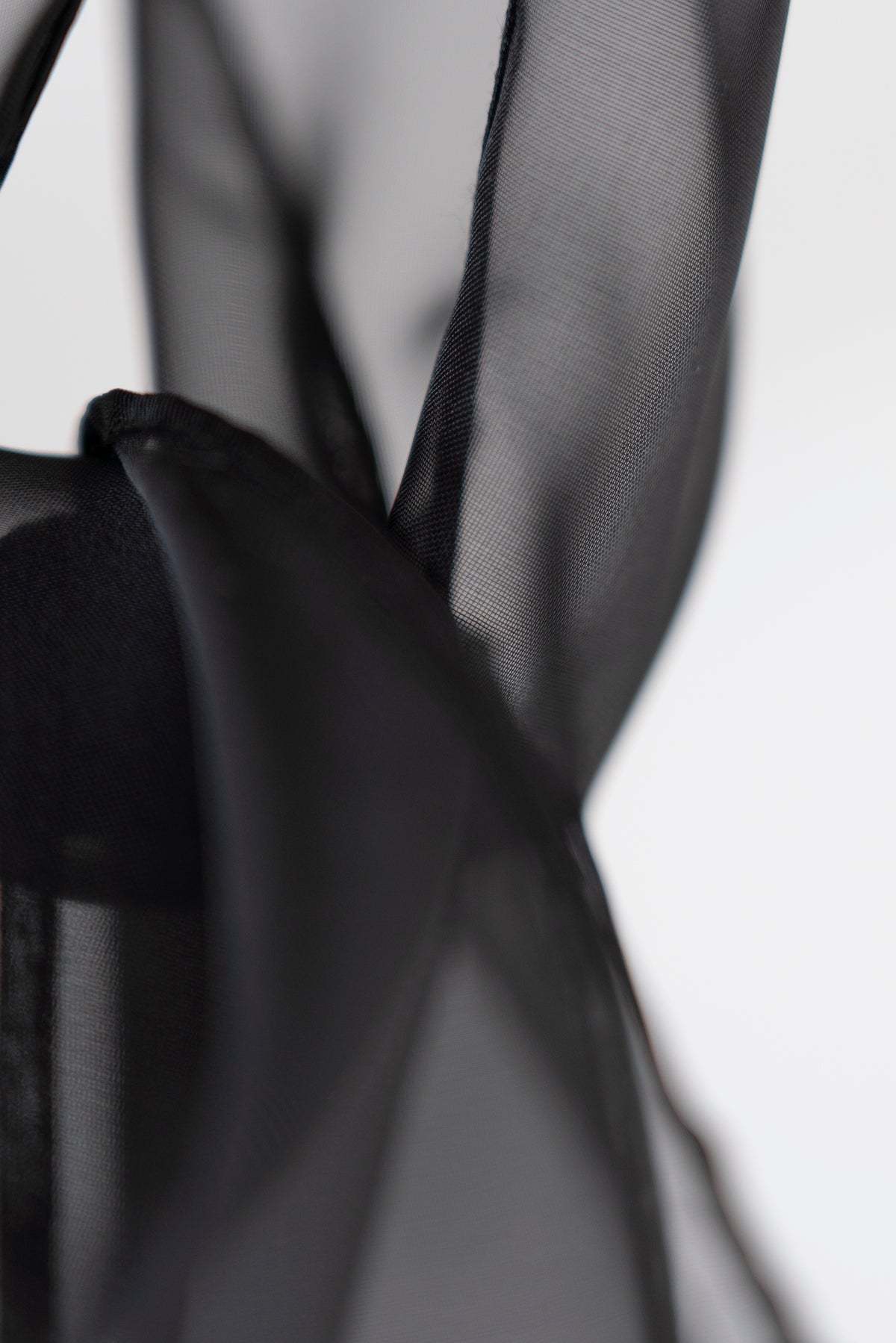 The Organza Scrunchie - Black