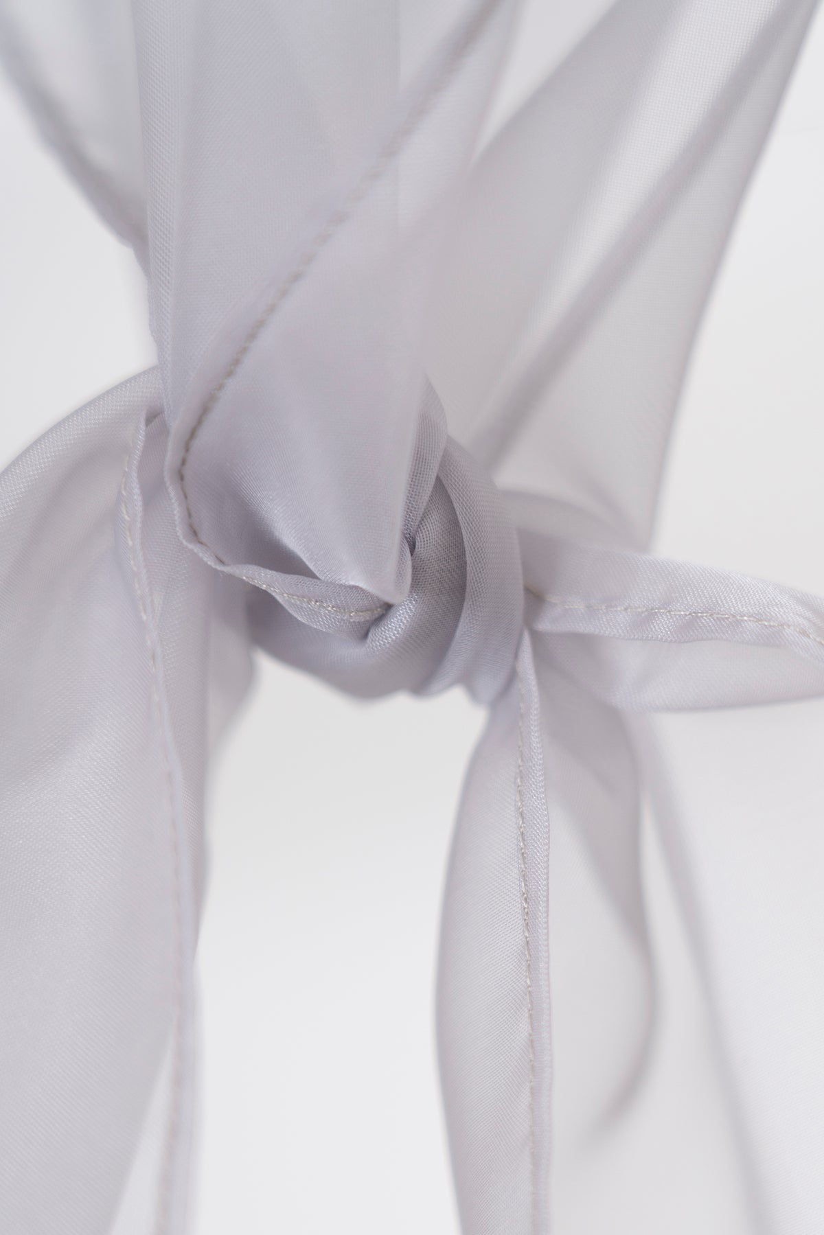 The Organza Scrunchie - Silver