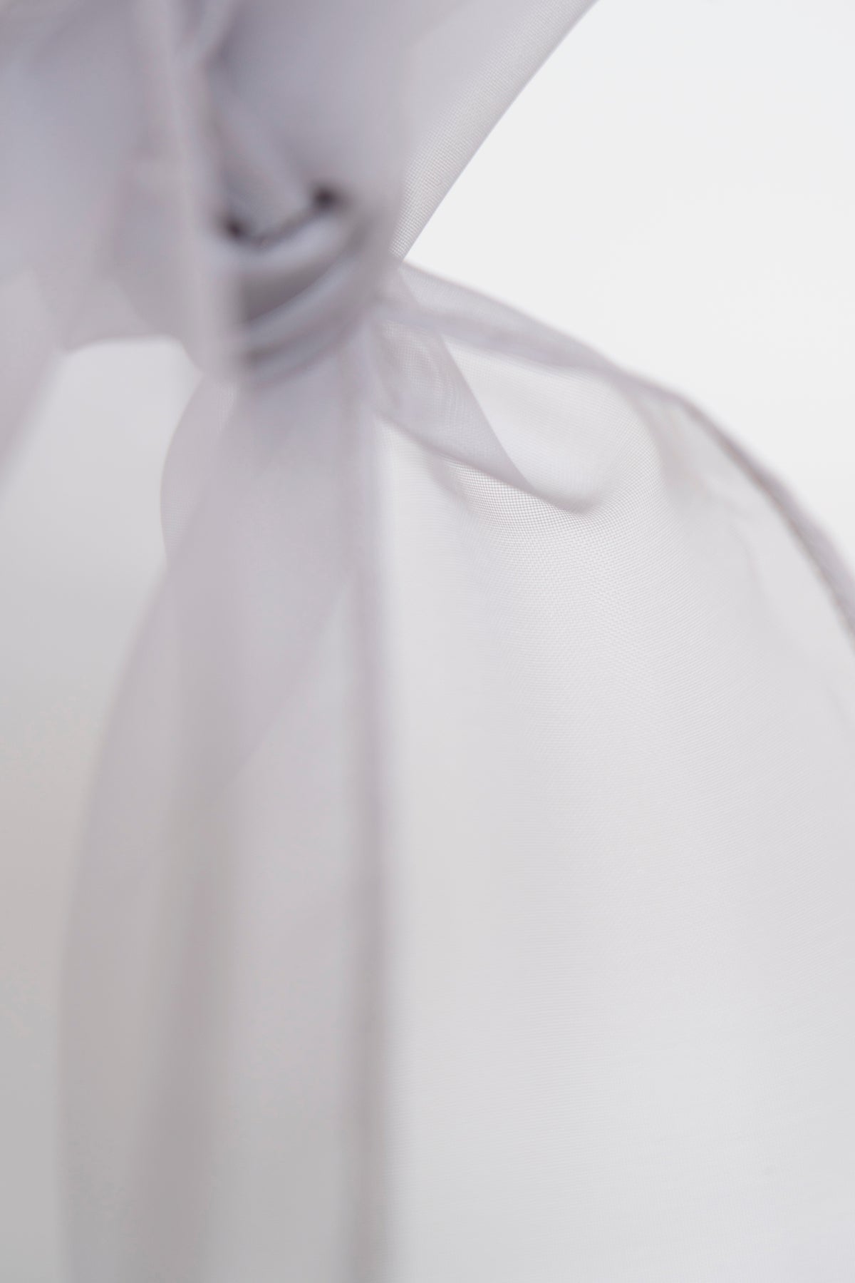 The Organza Scrunchie - Silver