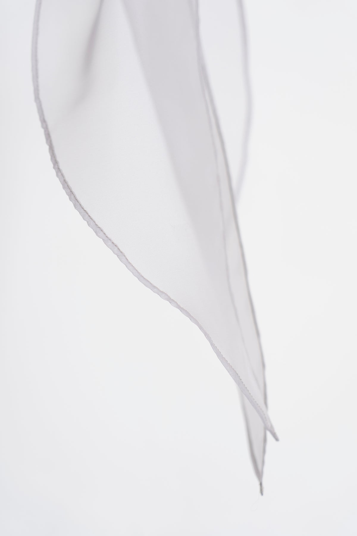 The Organza Scrunchie - Silver