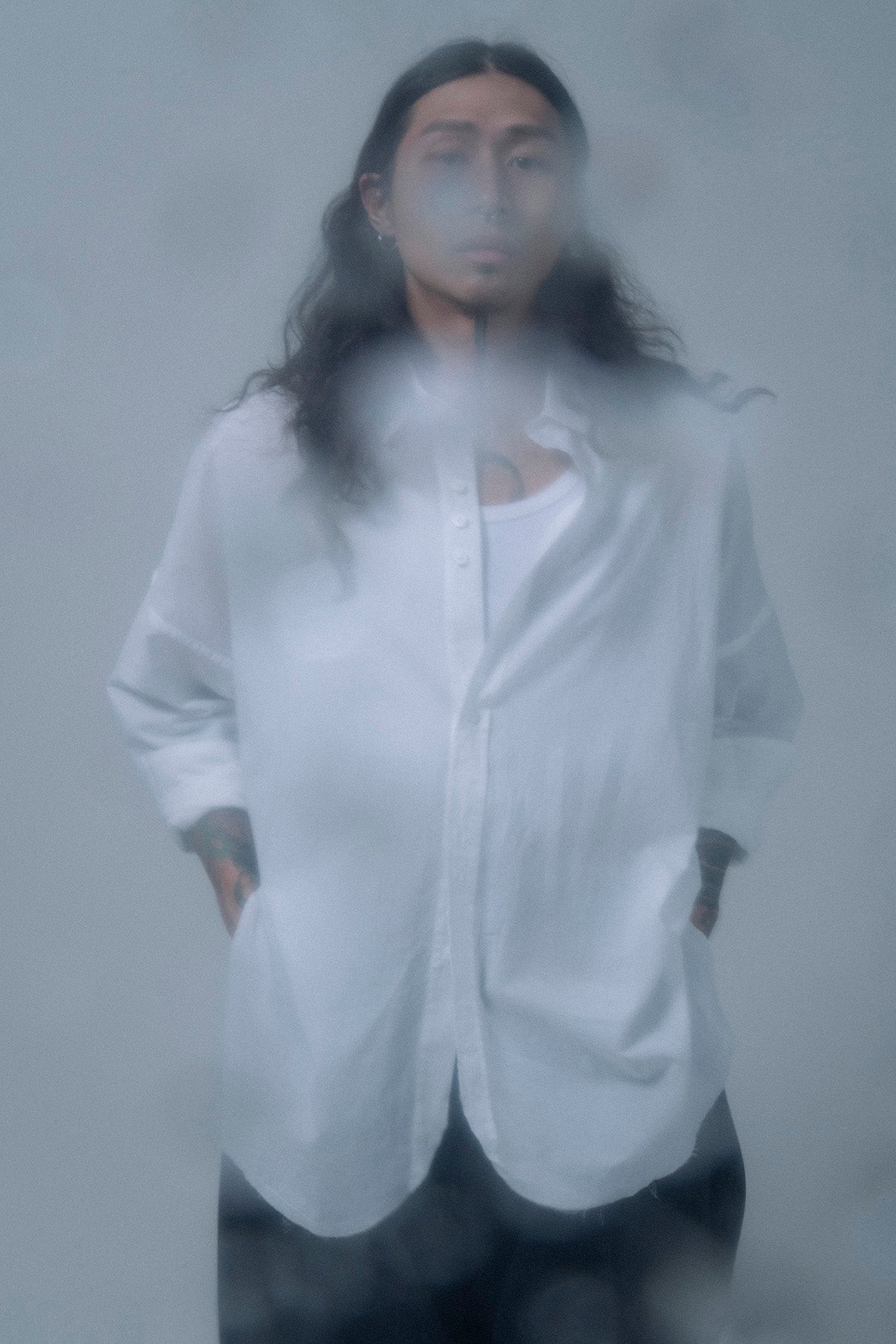 The Frayed Shirt - White