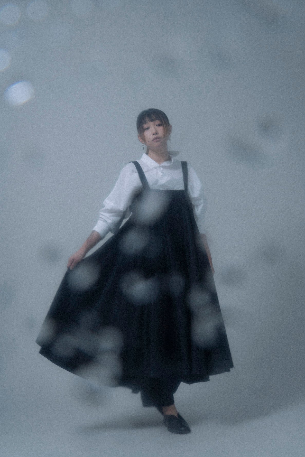 The Suspender Dress - Black