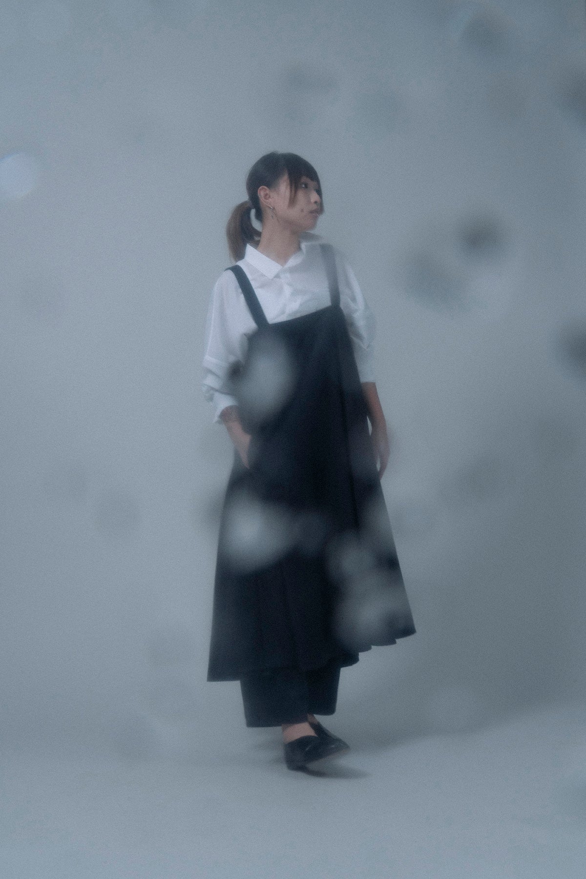 The Suspender Dress - Black