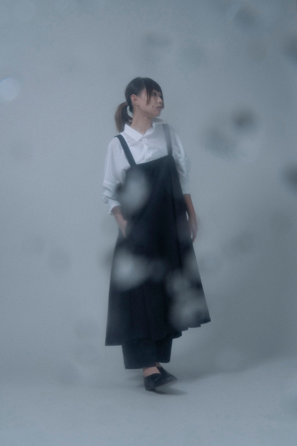 The Suspender Dress - Black