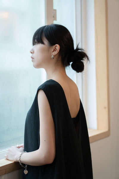 The Linen Dress - Black