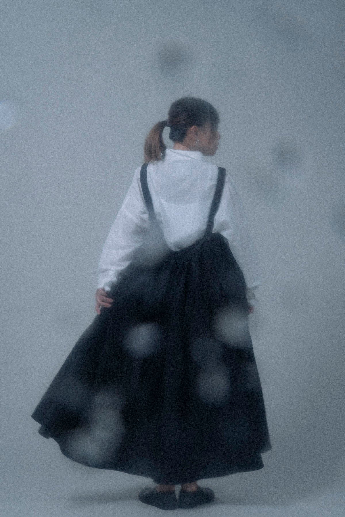 The Suspender Dress - Black