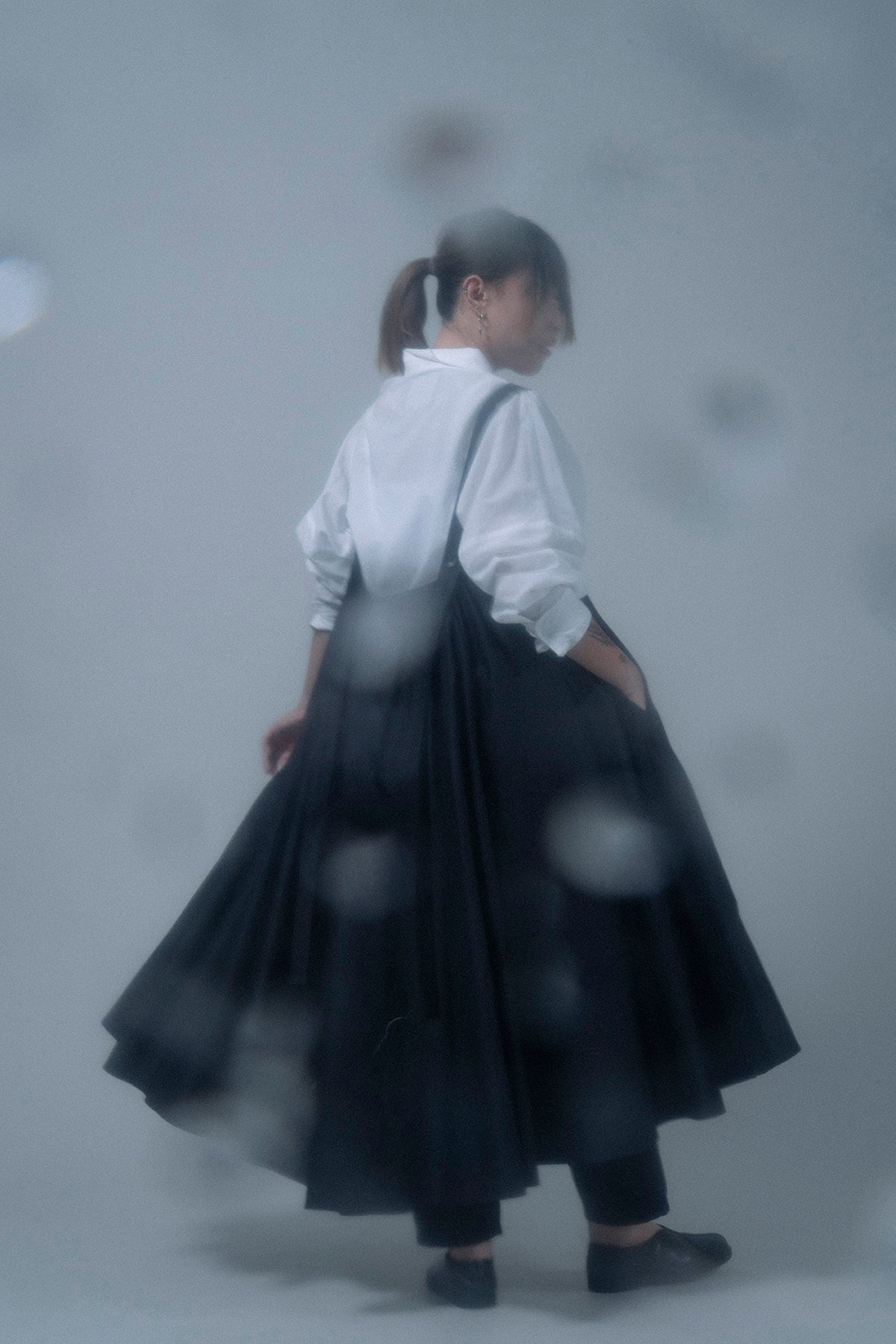 The Suspender Dress - Black