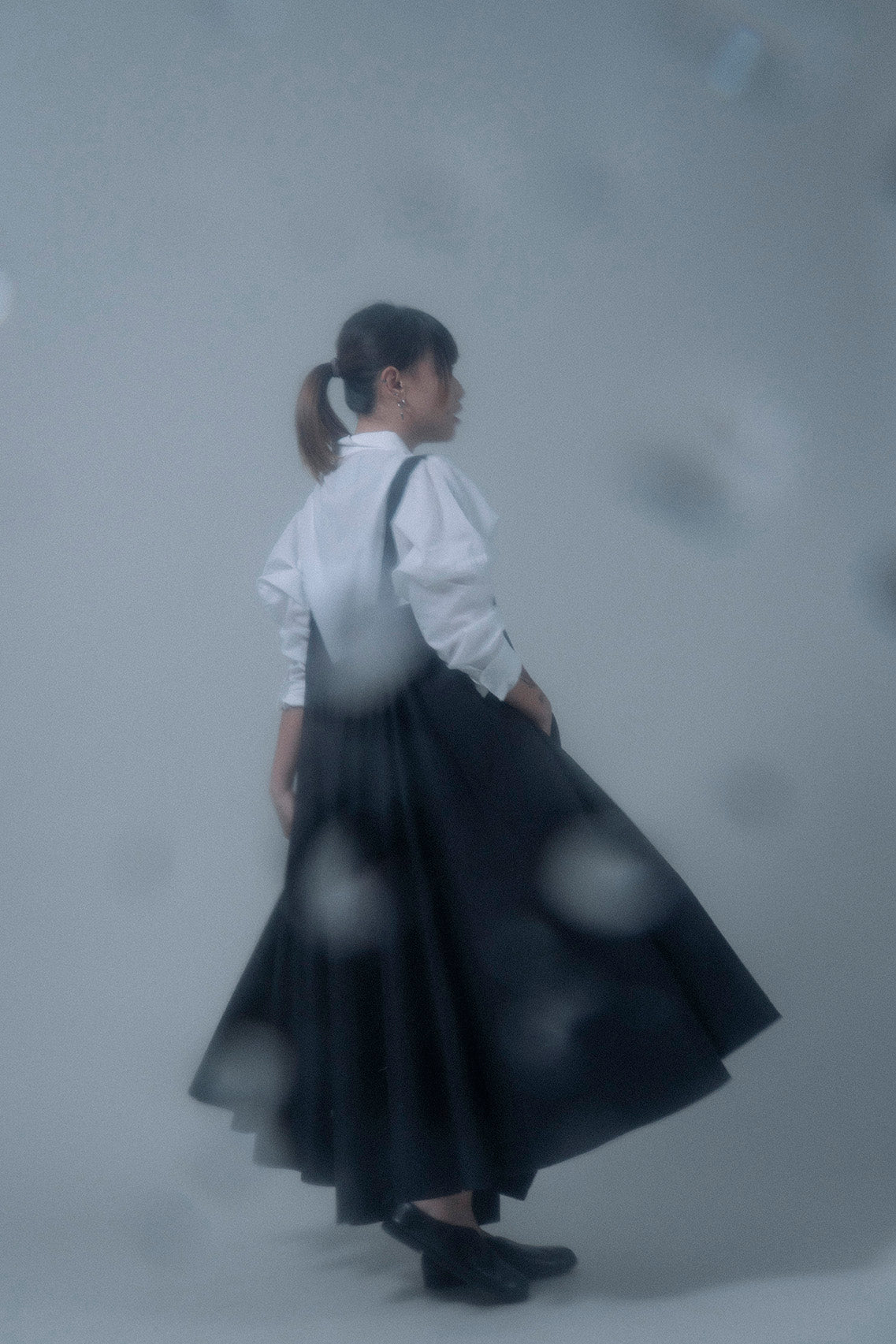 The Suspender Dress - Black