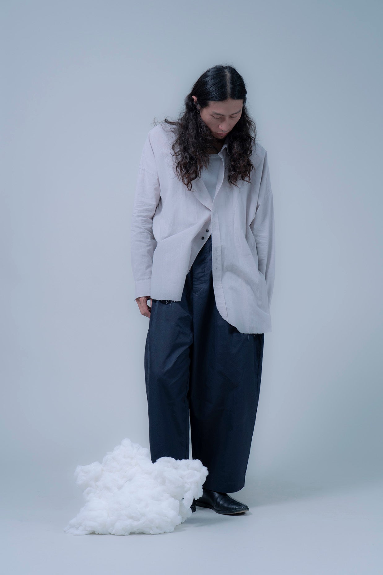 The Frayed Shirt - Gray