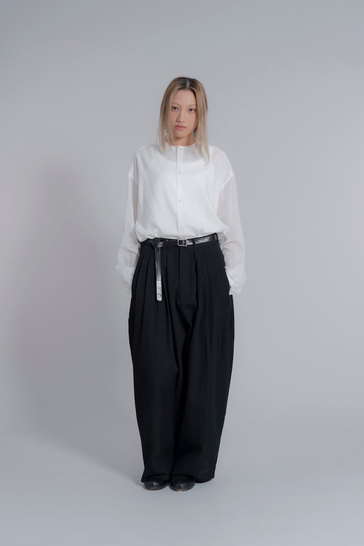 The Pleaty Trousers - Black