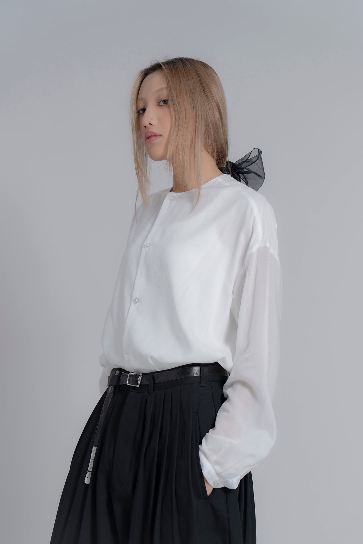 The Organza Scrunchie - Black