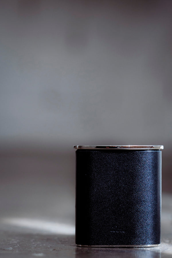 小物 LEATHER PORTABLE ASHTRAY Leather Pocket Ashtray - Black - Still House