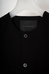 The Collarless Shirt - Black