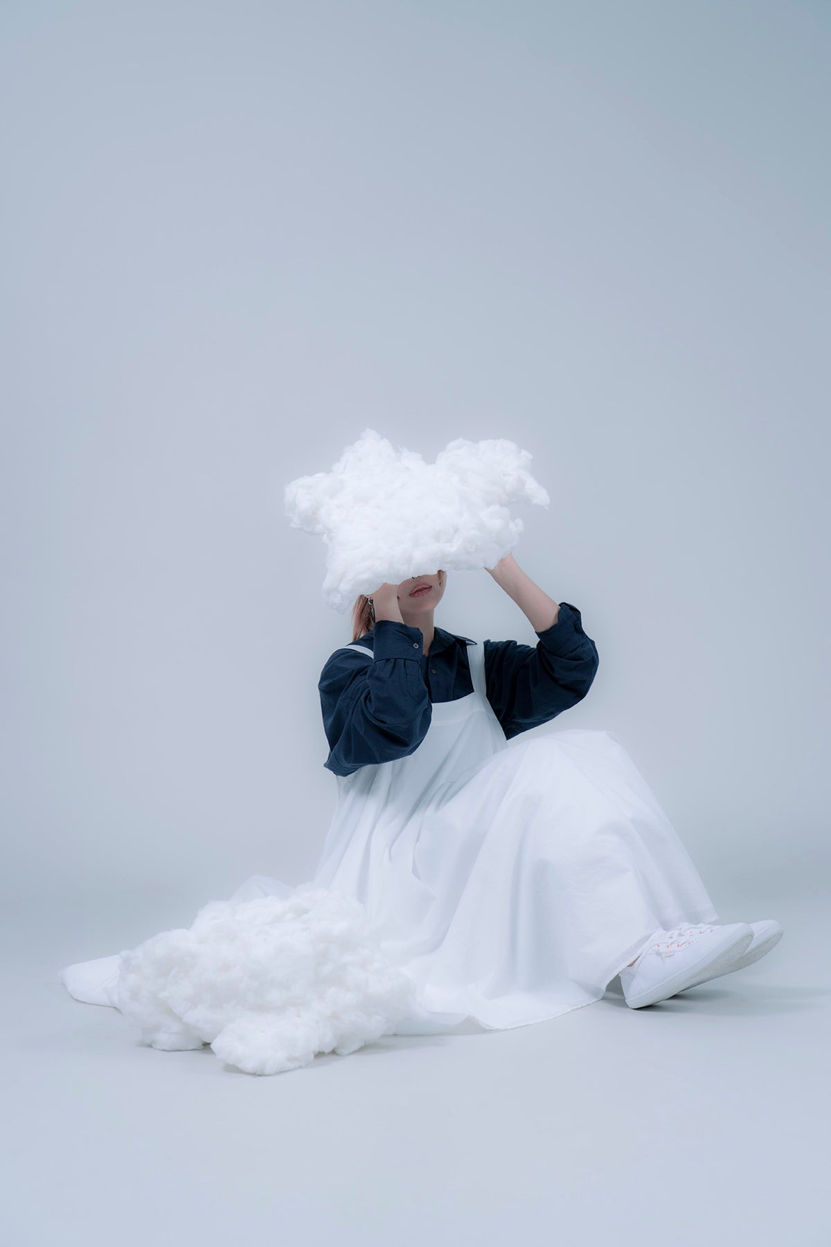 The Suspender Dress - White