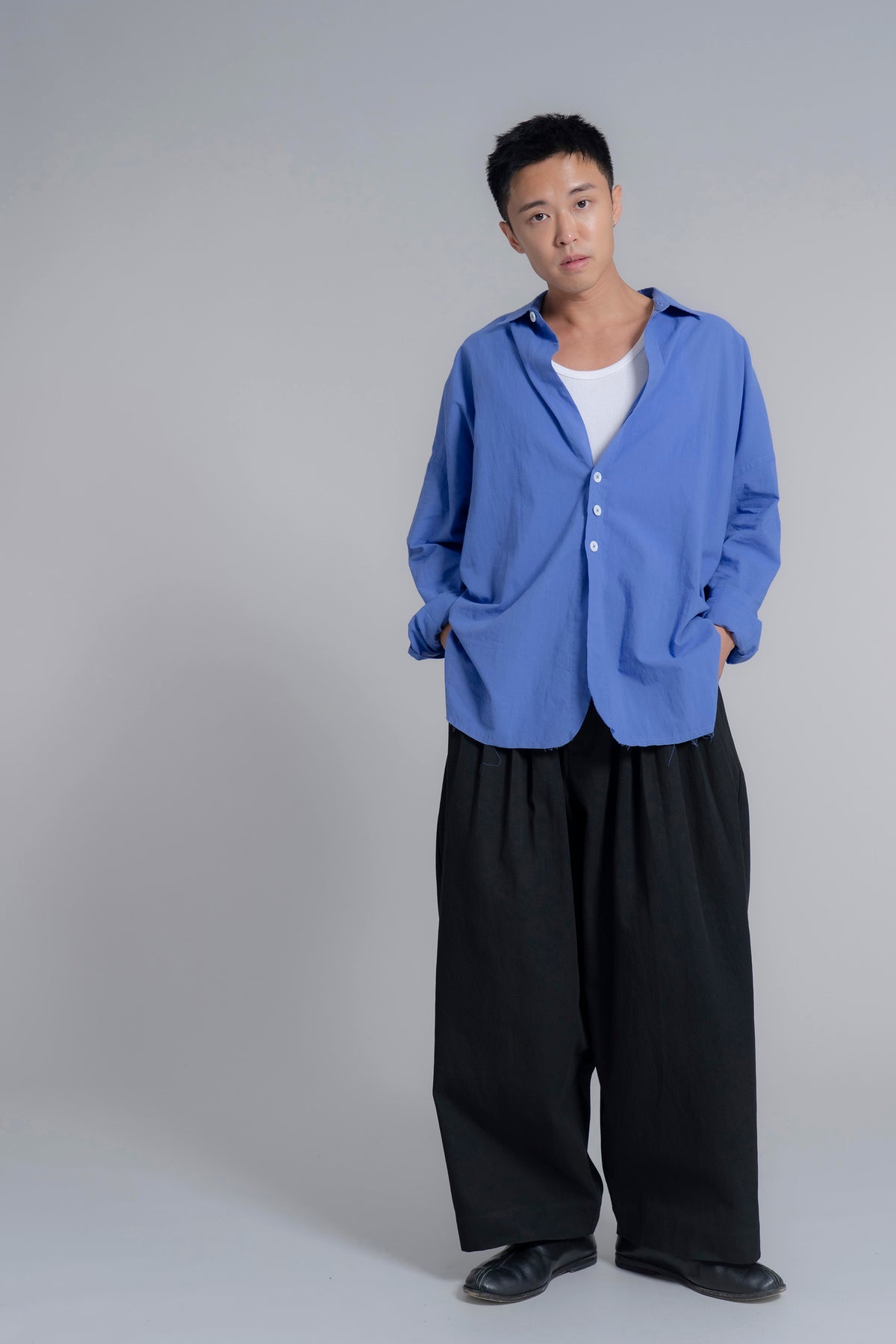 The Author Shirt Jacket - Blue