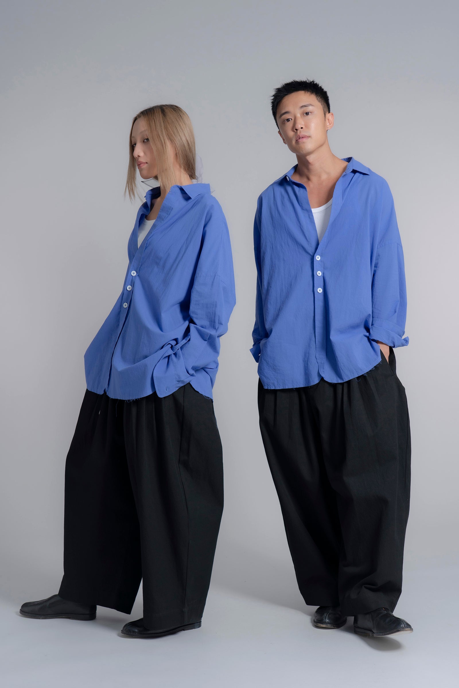 The Author Shirt Jacket - Blue