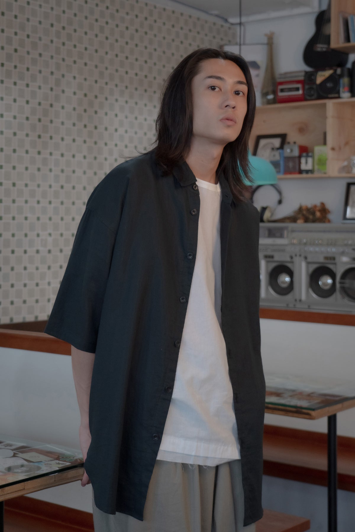 The Frayed Layer Top - White