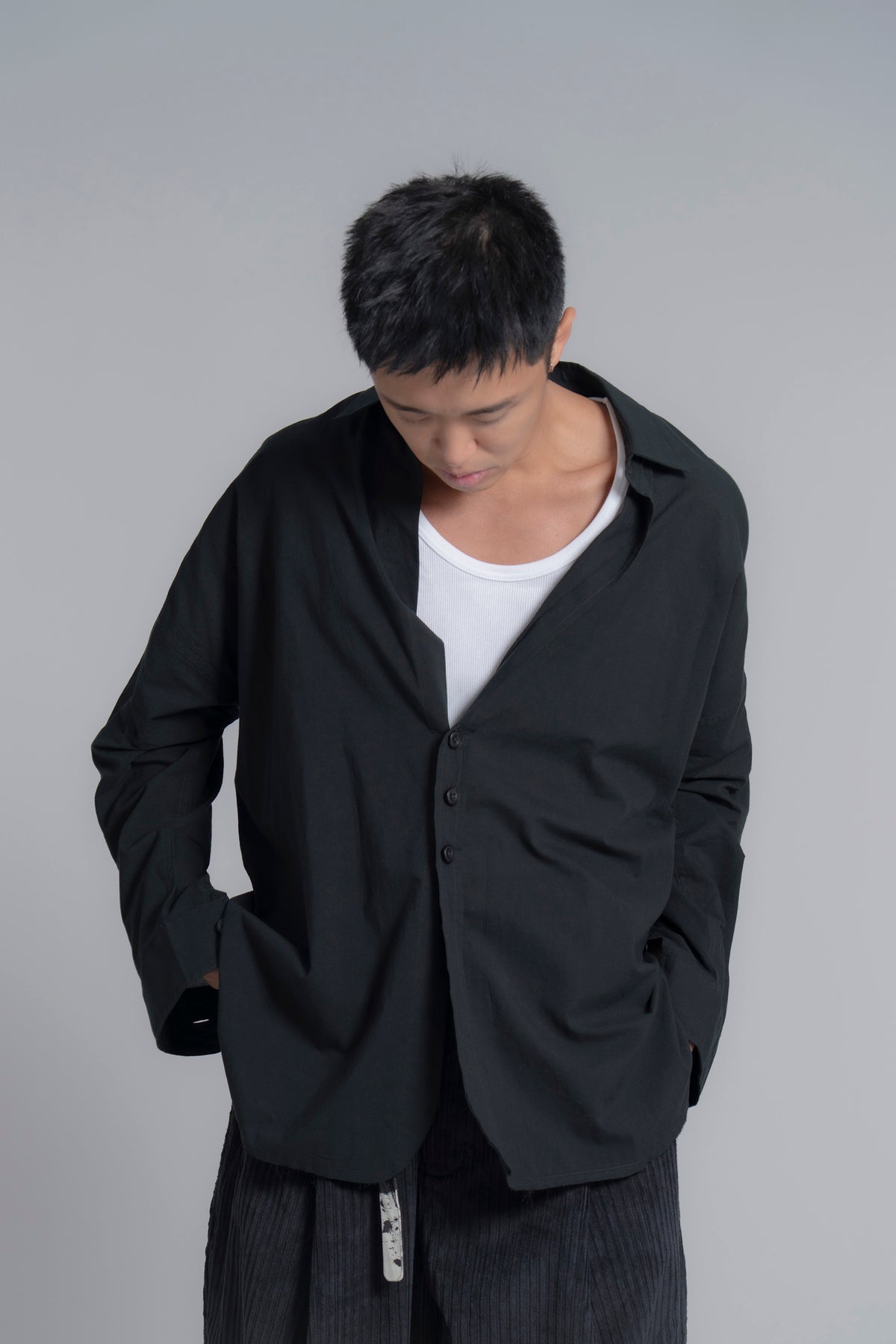 The Author Shirt Jacket - Black