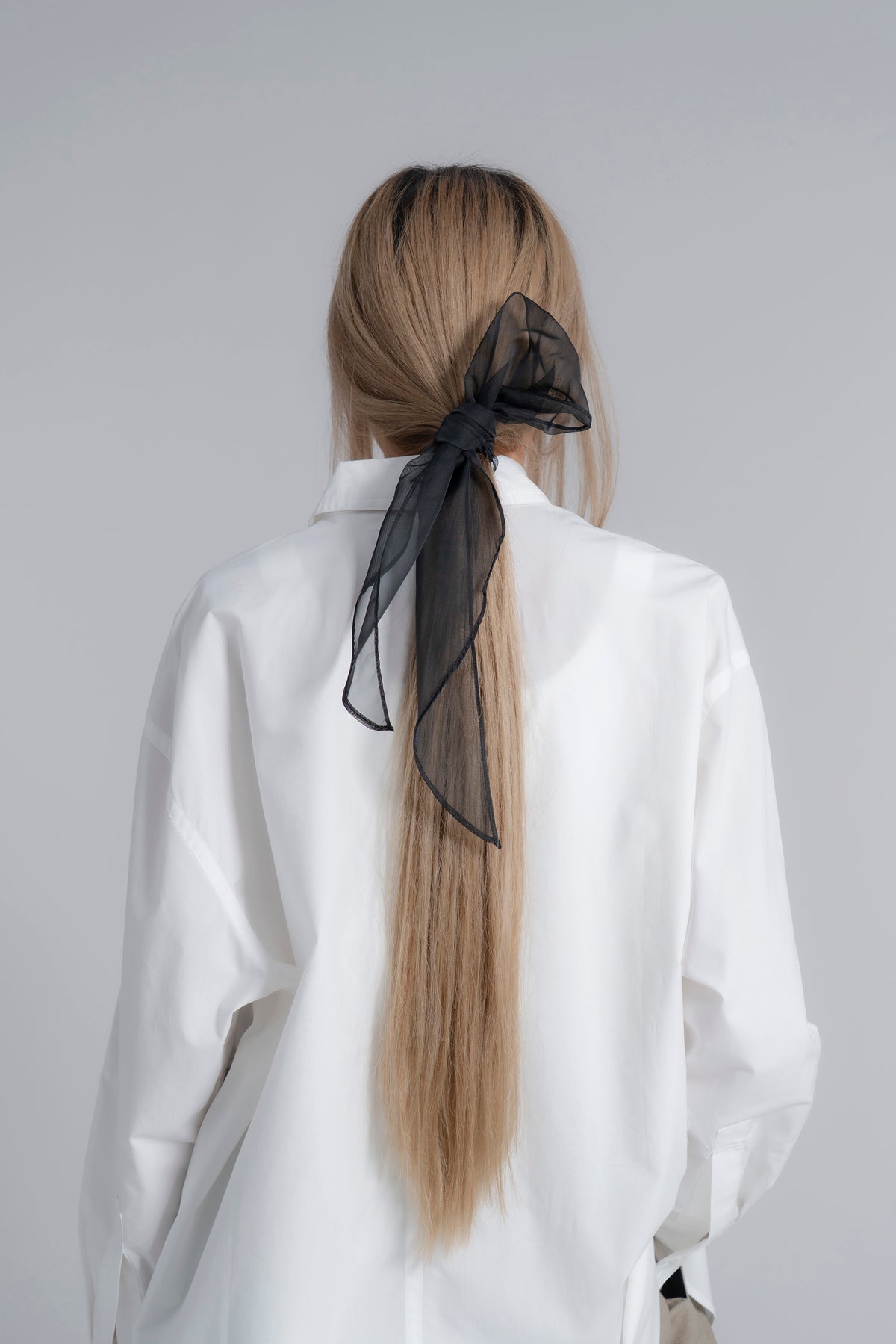 The Organza Scrunchie - Black