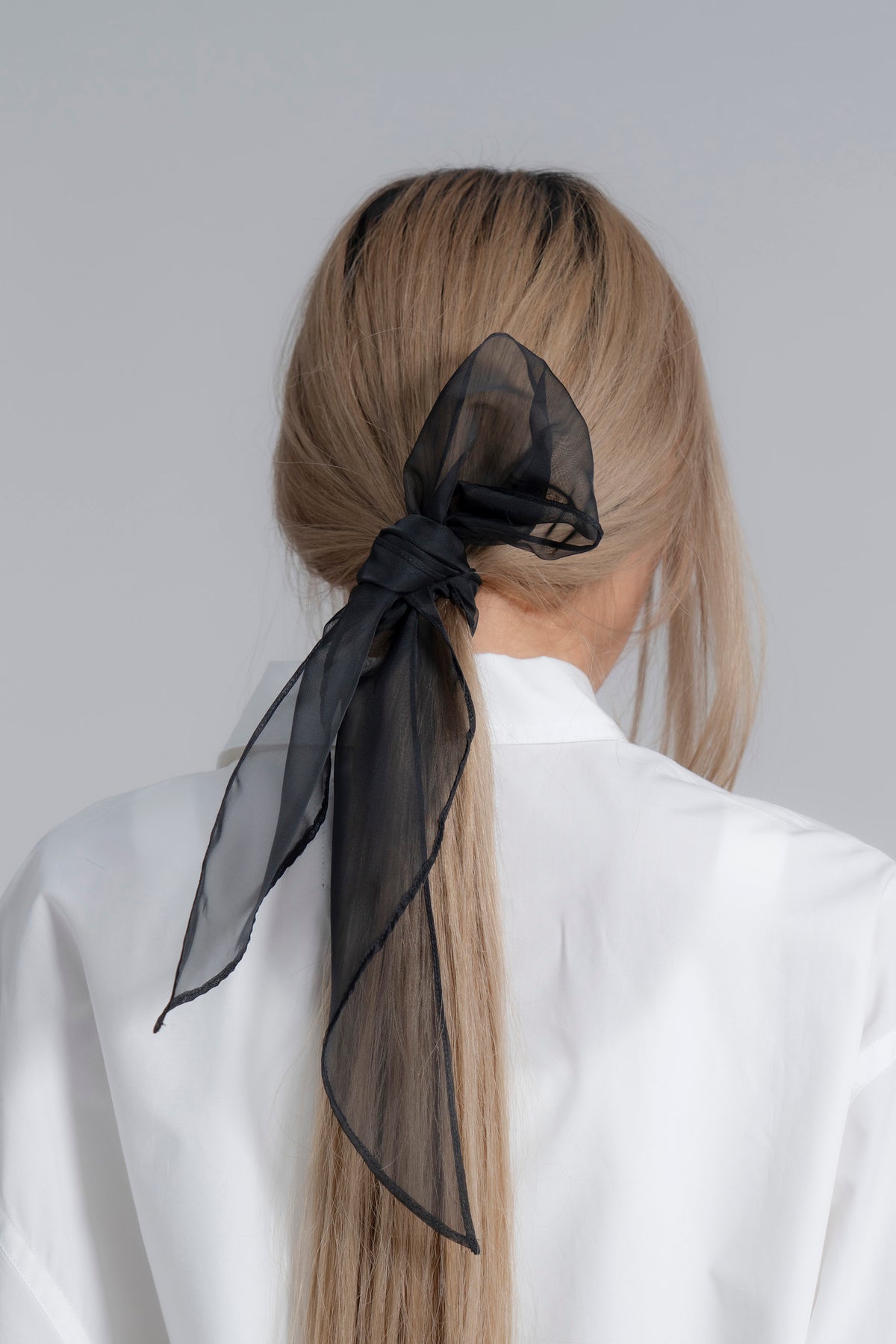 The Organza Scrunchie - Black