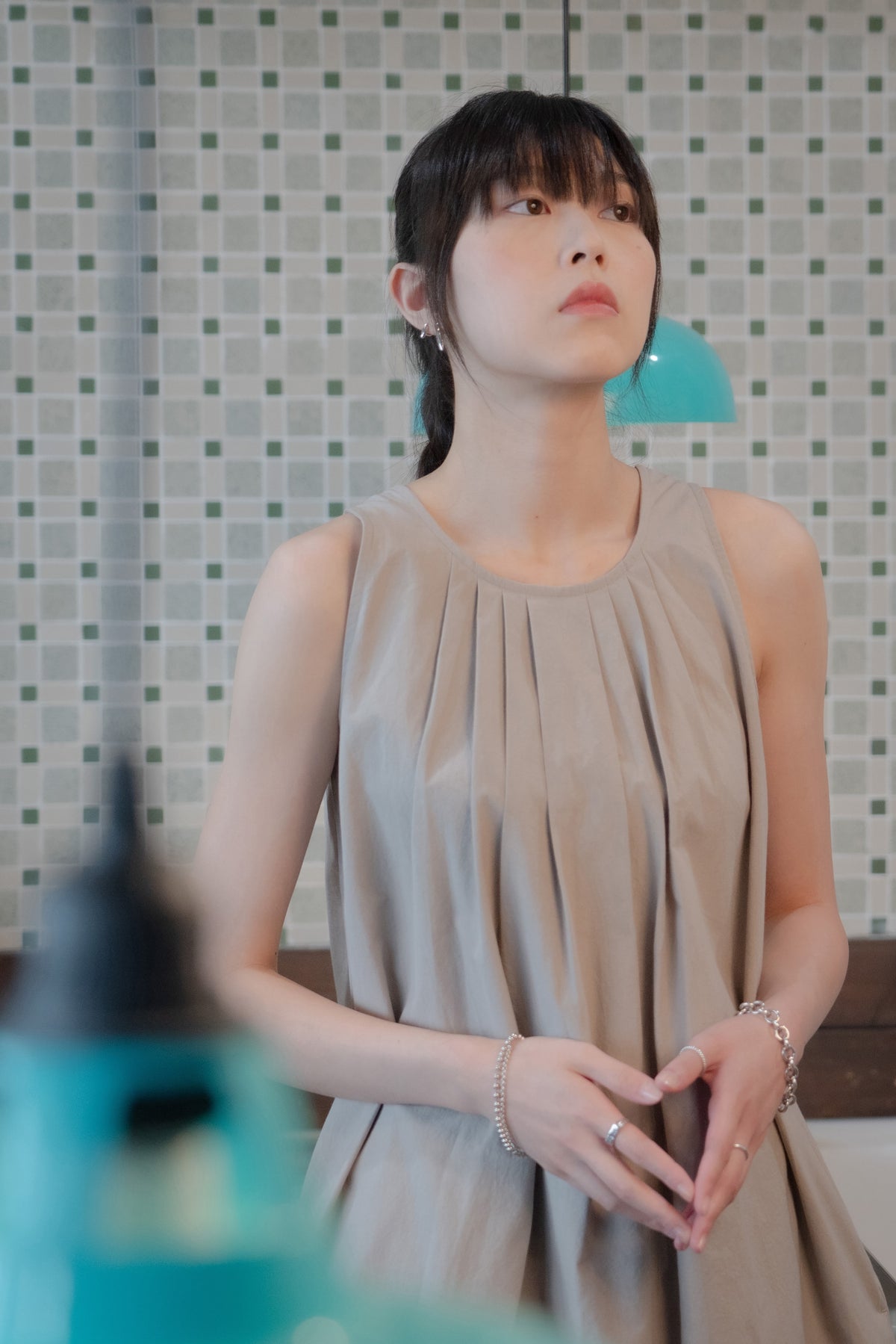 The Midi Dress - Taupe