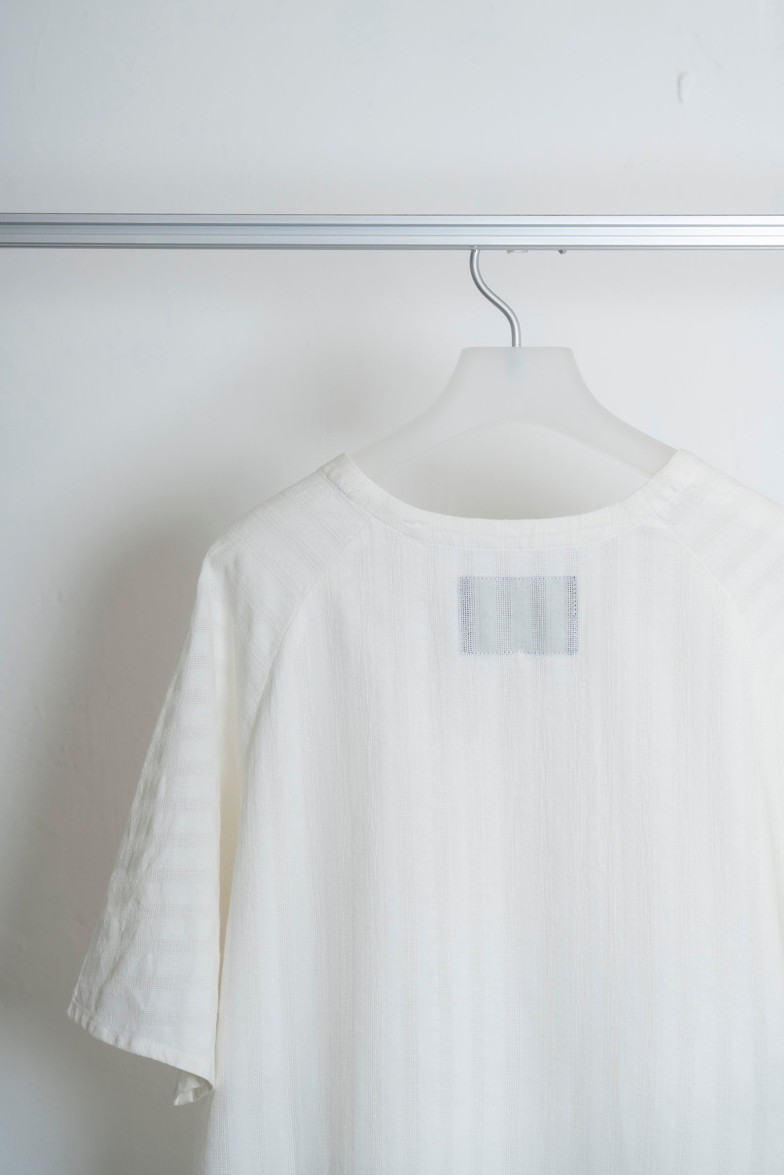The Split Neck Top - White