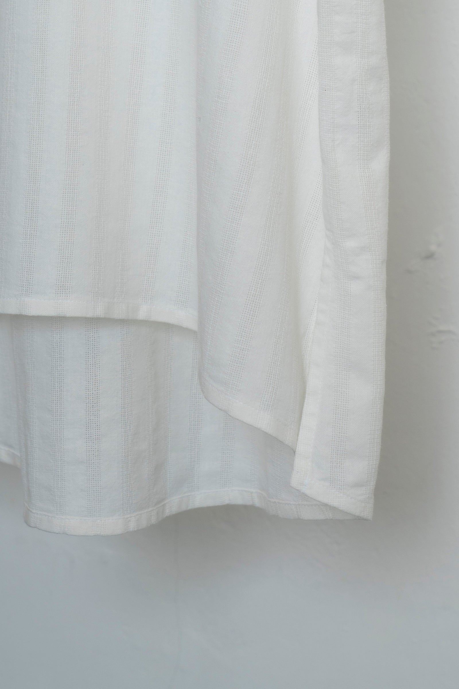 The Split Neck Top - White