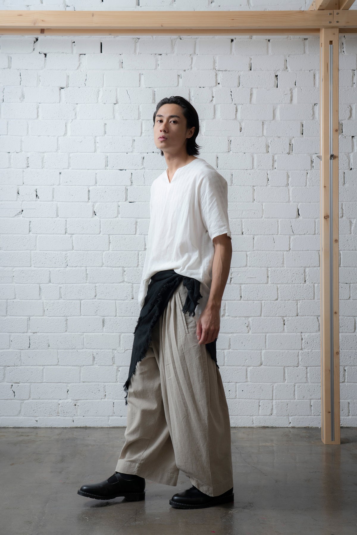 The Pleaty Trousers - Linen