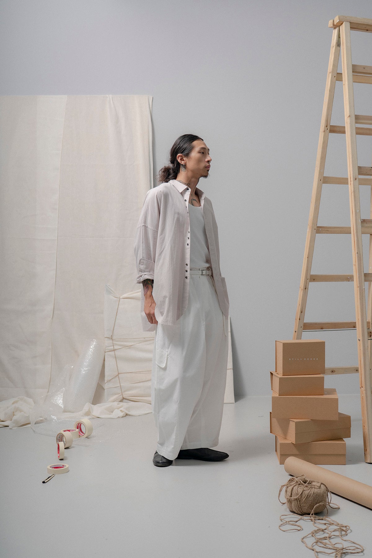 The Frayed Shirt - Gray