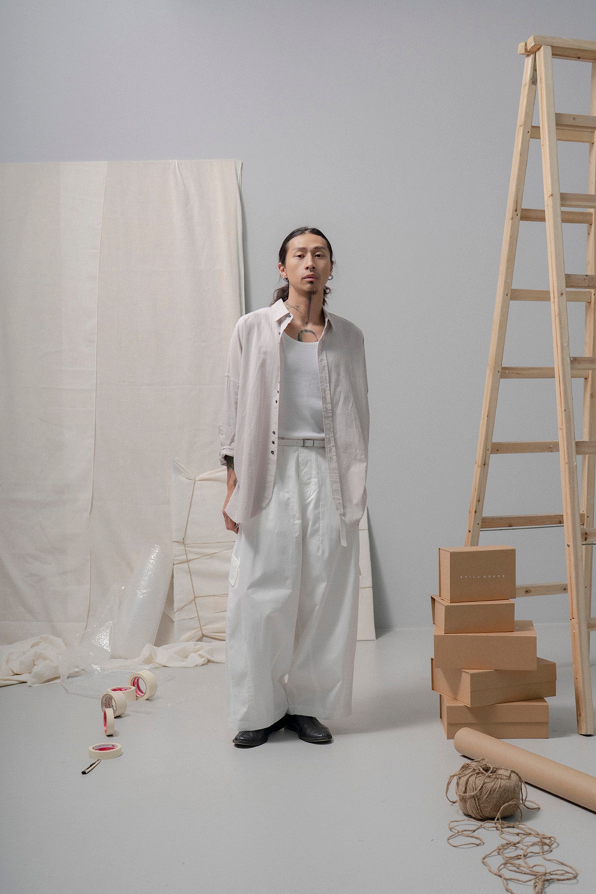 The Frayed Shirt - Gray