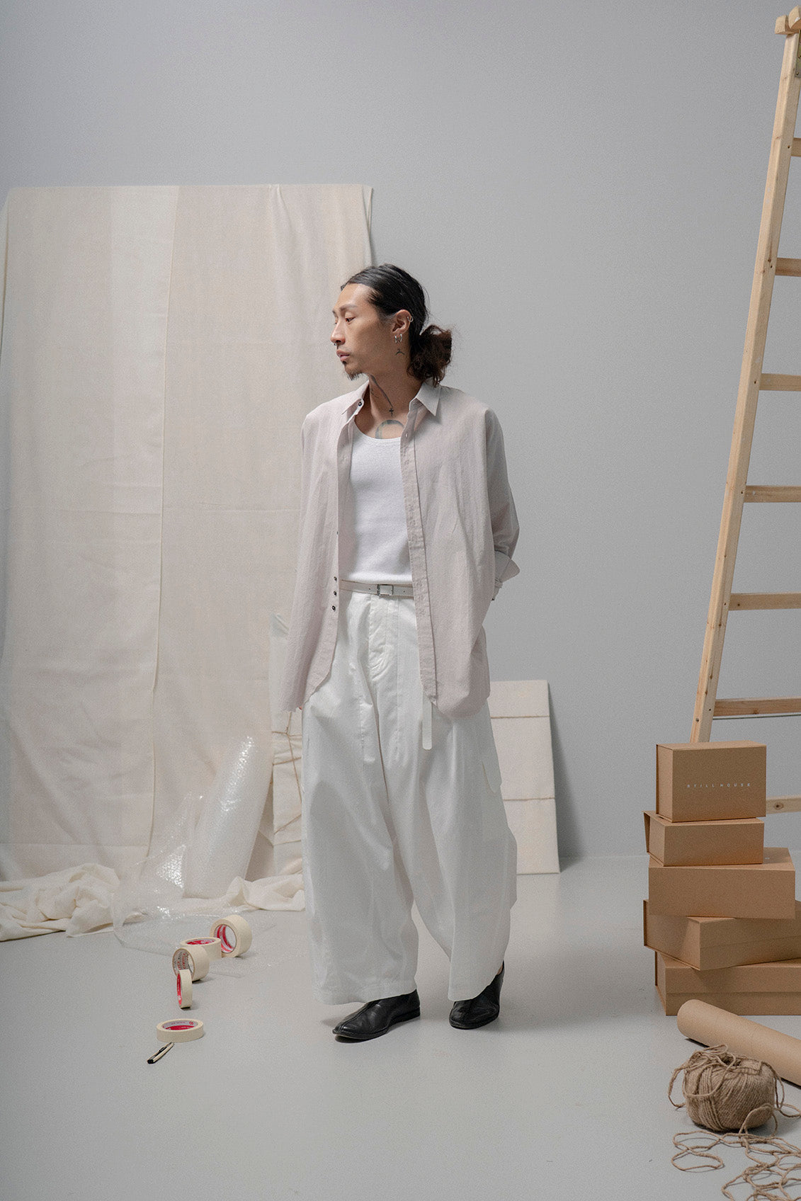 The Frayed Shirt - Gray